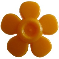 Lego květina - dekorace do vlasů, světle oranžová (93080g BRIGHT LIGHT ORANGE)